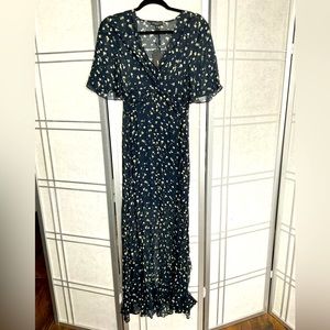 Beautiful floral black dress